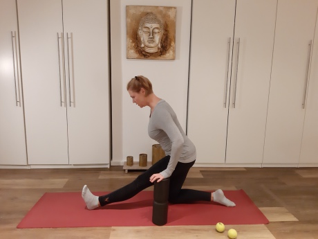 Meike Kämmerer, runners stretch