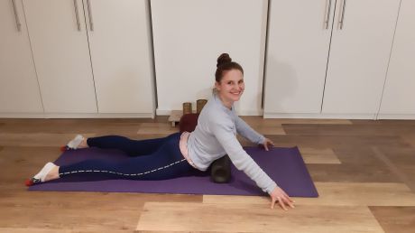 Kristina Eiffert, Rückbeuge mit FAYO Rolle