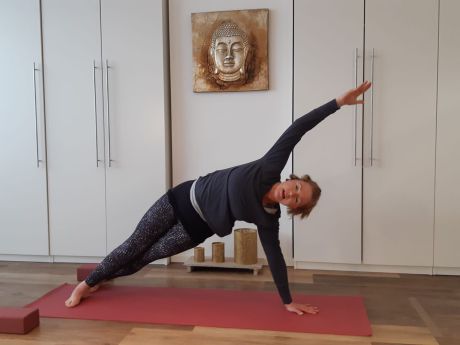 Meike Kämmerer, hoher Seitstütz
