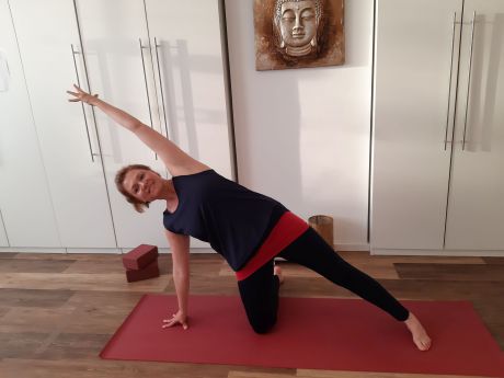 Meike Kämmerer, leichte Seitstützvariante