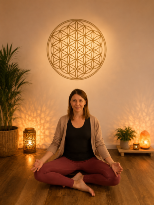 Sabine Glitsch im Meditationssitz