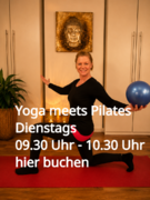 Yoga meets Pilates dienstags 9.30 - 10.30 h