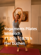 Yoga meets Pilates mittwochs 17.30 - 18.30 h